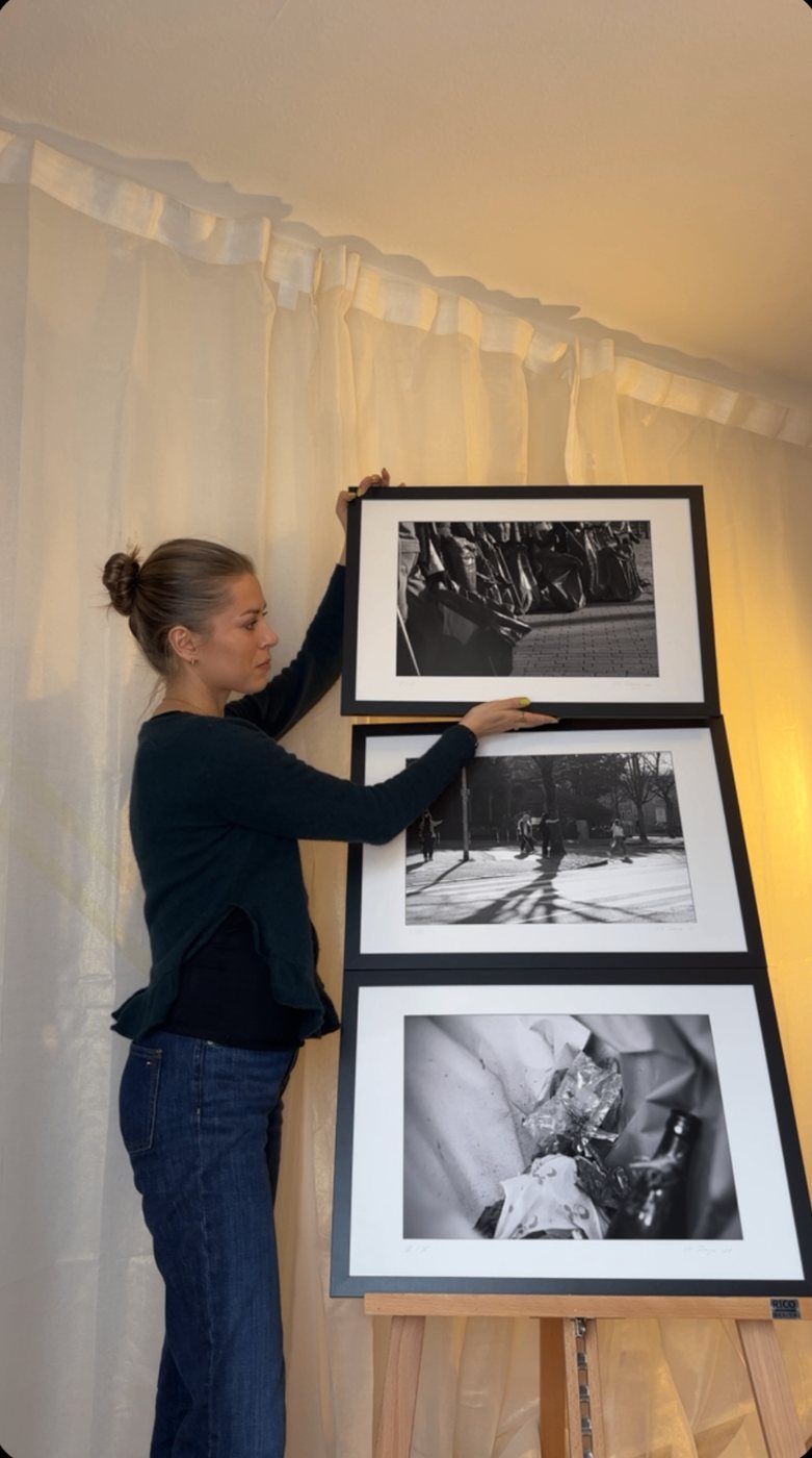 Darya Boiko mit ihrer dreiteiligen Fotoserie